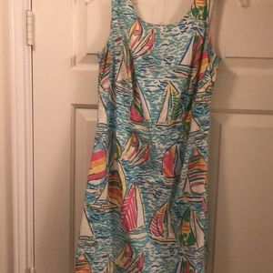 Lilly Pulitzer you gotta regatta shift dress